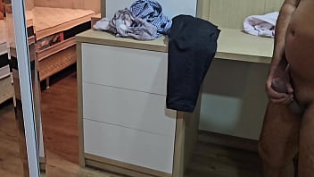 I caught my wife in the mirror with the delivery boy in our apartment