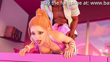Barbie cosplay parody hentai gets fucked by ken