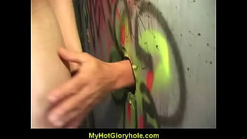 Intiation in the art of gloryhole blowjob 8