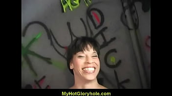 Intiation in the art of gloryhole blowjob 8