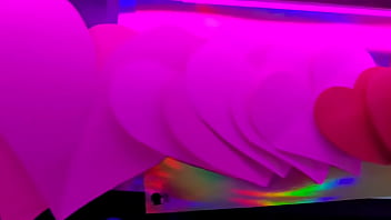 Some of the hearts i made i like the shiny ones the best