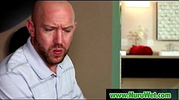 Sexy masseuse gives amazing nuru massage and wet handjob 09