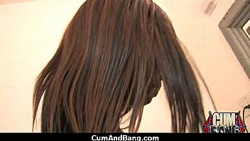 Interracial black slut hardcore group facial 13