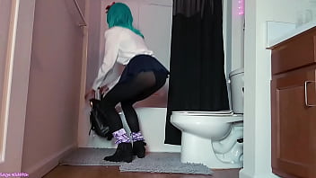 School girl bulma peeing voyeur sage eldritch