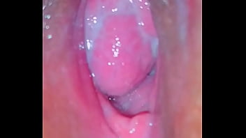 Closeup pussy husband playing wife's pussy