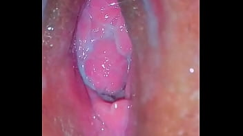 Closeup pussy husband playing wife's pussy