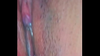 Closeup pussy husband playing wife's pussy