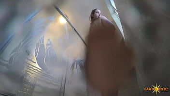 Watch the sexy clip of sunny lane taking the hottest shower ever