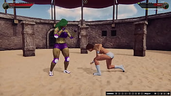 Jennifer vs hanit nf3d female mma femdom combat