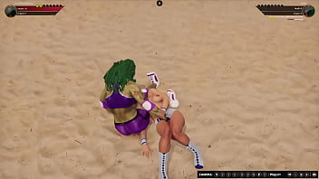 Jennifer vs hanit nf3d female mma femdom combat