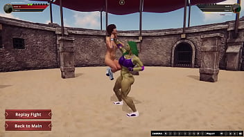 Jennifer vs hanit nf3d female mma femdom combat Jennifer vs hanit nf3d female mma femdom combat