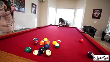 Harmonie Marquis & Kris Riot Enjoy Pool & Each Other's Passion thumbnail