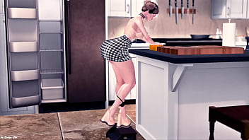 Ass teasing while scrubbing things clean second life