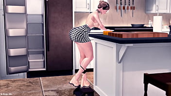 Ass teasing while scrubbing things clean second life