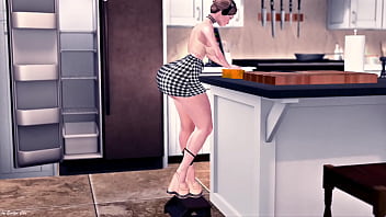 Ass teasing while scrubbing things clean second life