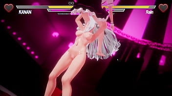 レズバトルゲームをプレイ