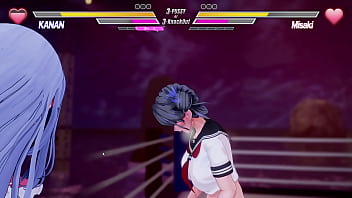 レズバトルゲームをプレイ