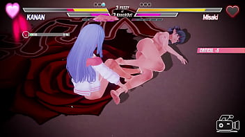 レズバトルゲームをプレイ