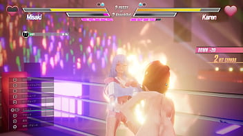 レズバトルゲームをプレイ