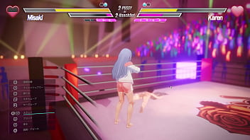 レズバトルゲームをプレイ