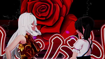 レズバトルゲームをプレイ