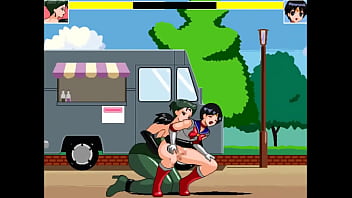 Hot babes fuck young stud