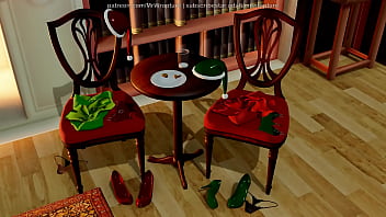 Wrapped and hung by the chimney lez bdsm video