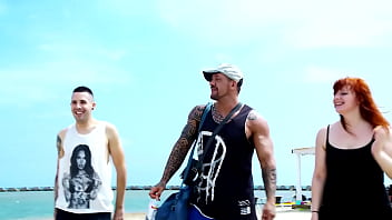 Auf dem pick up rock hoch