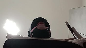 Preview tied up blindfolded and ballgagged milf gets fucked in her mouth pussy and ass