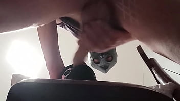 Preview tied up blindfolded and ballgagged milf gets fucked in her mouth pussy and ass