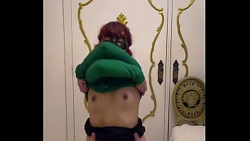 Petite redhead covergirl ivy sucks and fucks in her first ever masked porn