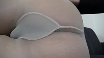 Worship my nylon ass lick and sniff the horny nylon cumm all over my sexy nylon ass