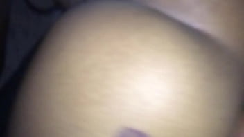 Big booty ebony girl takes a few back shots