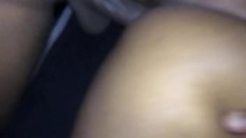 Big booty ebony girl takes a few back shots