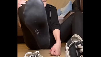 •full video on #blacksocks #feet #feetfetish #fetish #footjob #socks #socksfetish #sweaty