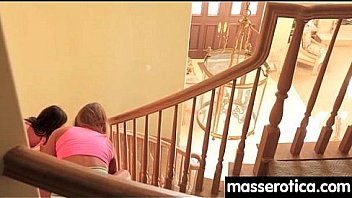 Sensual oil massage turns to hot lesbian action 27