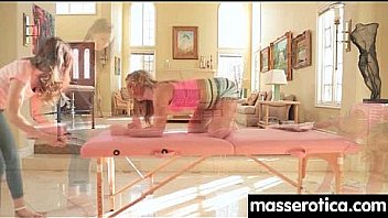 Sensual oil massage turns to hot lesbian action 27