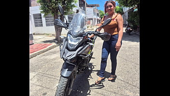 I think the cleaning lady wants to take my motorcycle i don't care i'll give it to her in exchange for fucking her