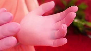 Asmr hot video nitrile gloves fetish clip sfw arya grander