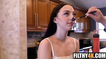 20yo stretches out for anal