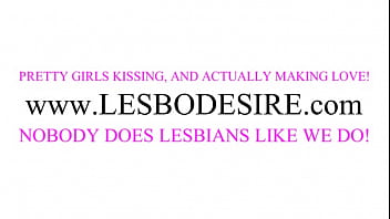 Passionate lesbo scene with kissing and cunnilingus