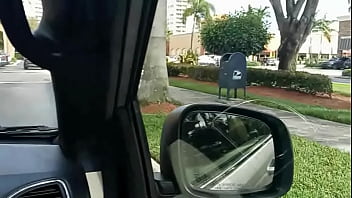 Isabella flames in between my legs sucking me up while im driving