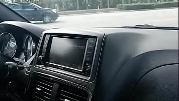 Isabella flames in between my legs sucking me up while im driving