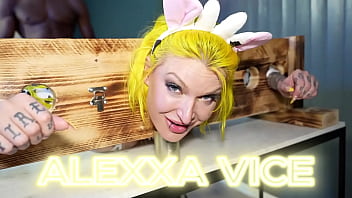 Cute cow bred by three ripped black men hard fucking spit roasting deep throating breeding and triple cream pie