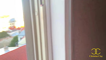 "cum in my mouth " neighbor bear me over the window and fucked me hard until i lost control