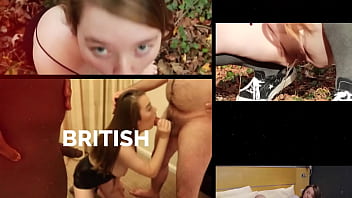 British 19 year old amateur's first cumshot compilation