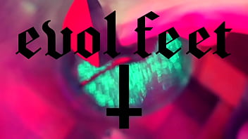 Barefoot stuck in glue & masturbation