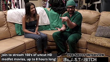 Aria nicole pussy gets blasted after gloved handjob