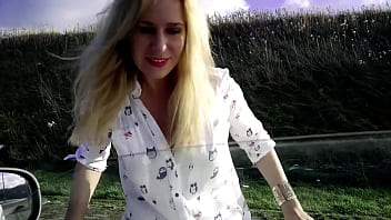 Street hooker is fucked hard in ass and deepthroat till she puke