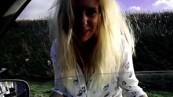 Street hooker is fucked hard in ass and deepthroat till she puke